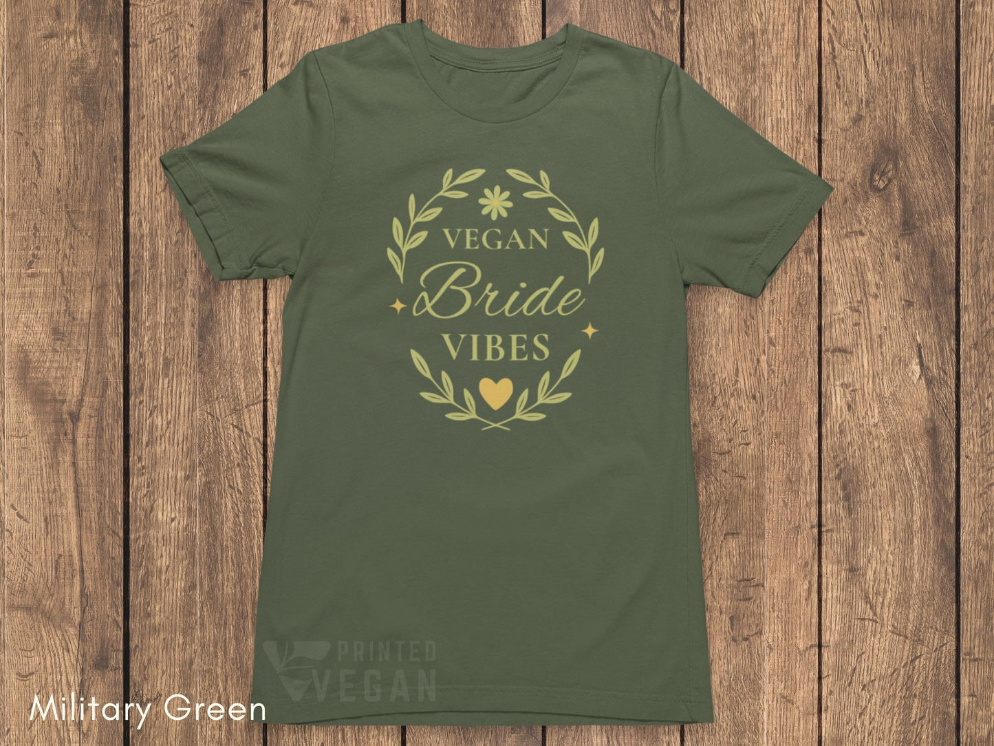 Vegan Bride Shirt Vegan Wedding Gift for Her, Vegan Bride Vibes Tee, Vegan Bachelorette Party Top, Eco Friendly Bridal Shirt