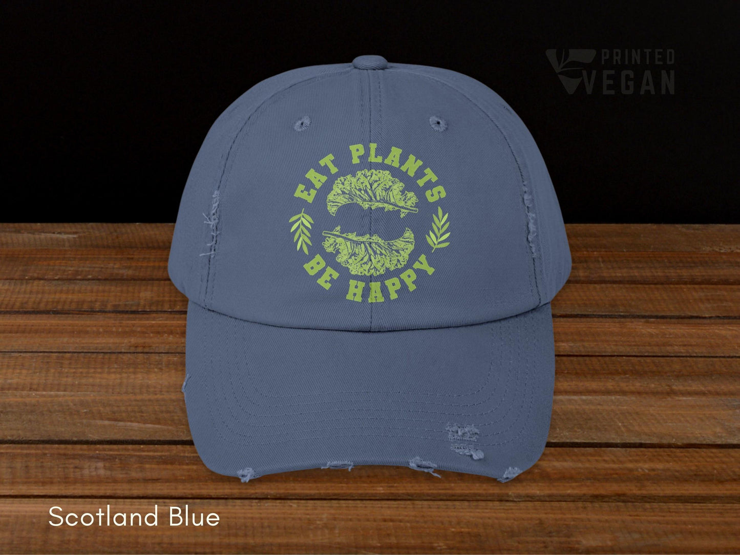 Kale Vintage Vegan Hat Plant Lover Gift, Gardening Hat Plant Based Apparel, Funny Kale Hat Eco Friendly Streetwear