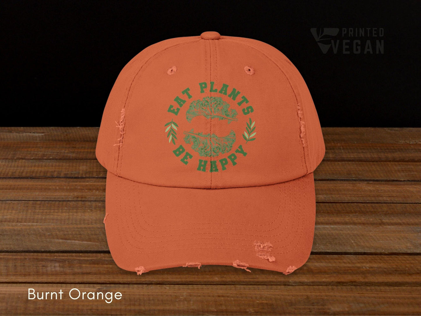 Kale Vintage Vegan Hat Plant Lover Gift, Gardening Hat Plant Based Apparel, Funny Kale Hat Eco Friendly Streetwear