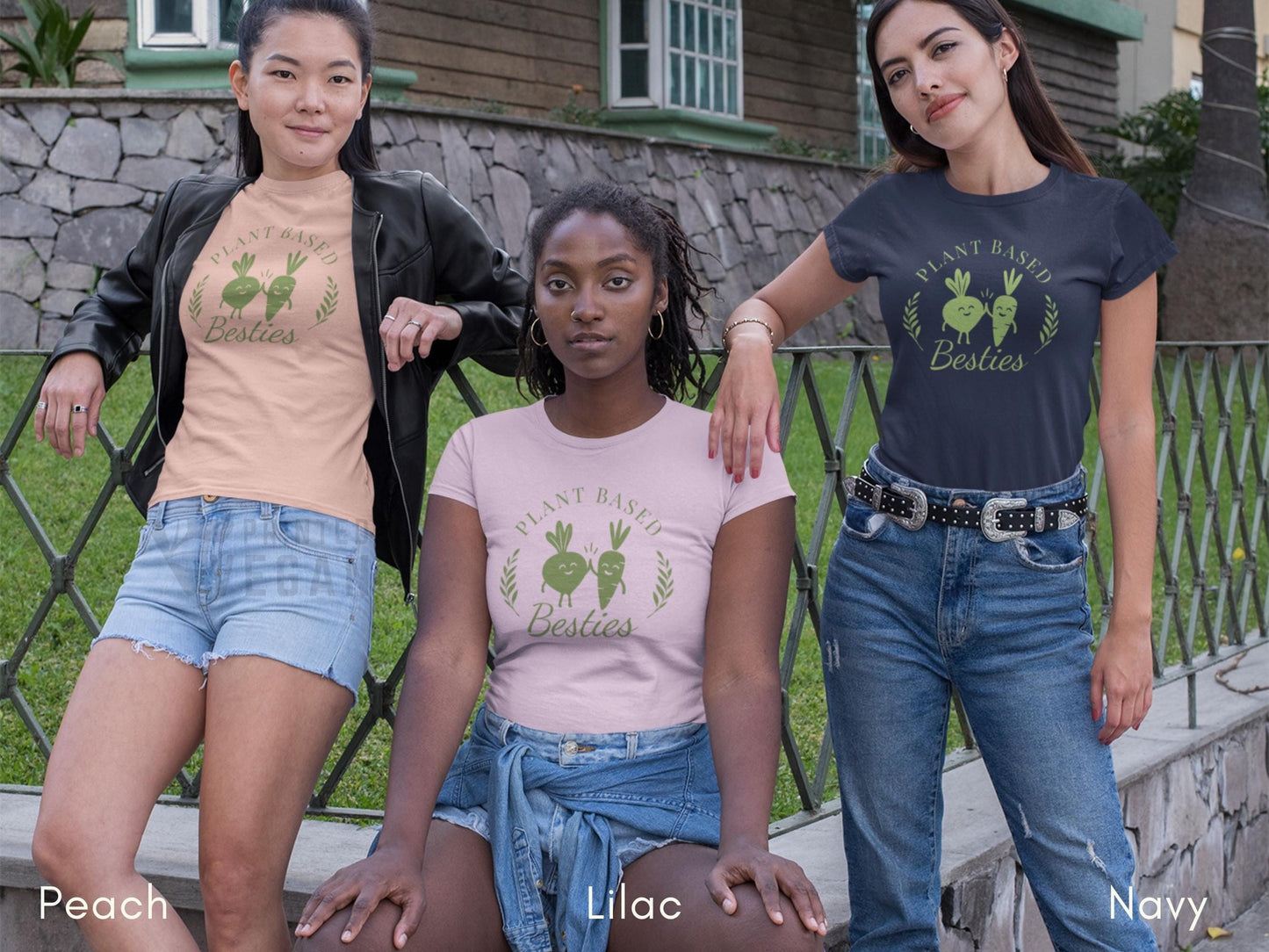 Unisex Matching Vegan Shirt Vegan Gift for Plant Lover, Vegan Friend Tee, Plant Based Apparel, Funny Gardening T-Shirt for Friends