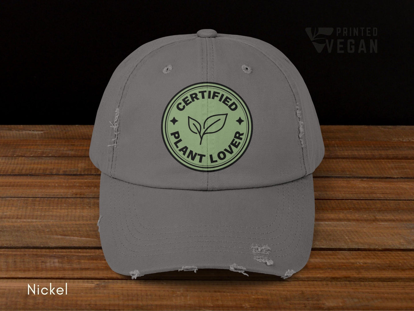 Certified Plant Lover Gift Vegan Club Gift Vegetarian Club Gift, Plants Hat for Gardening