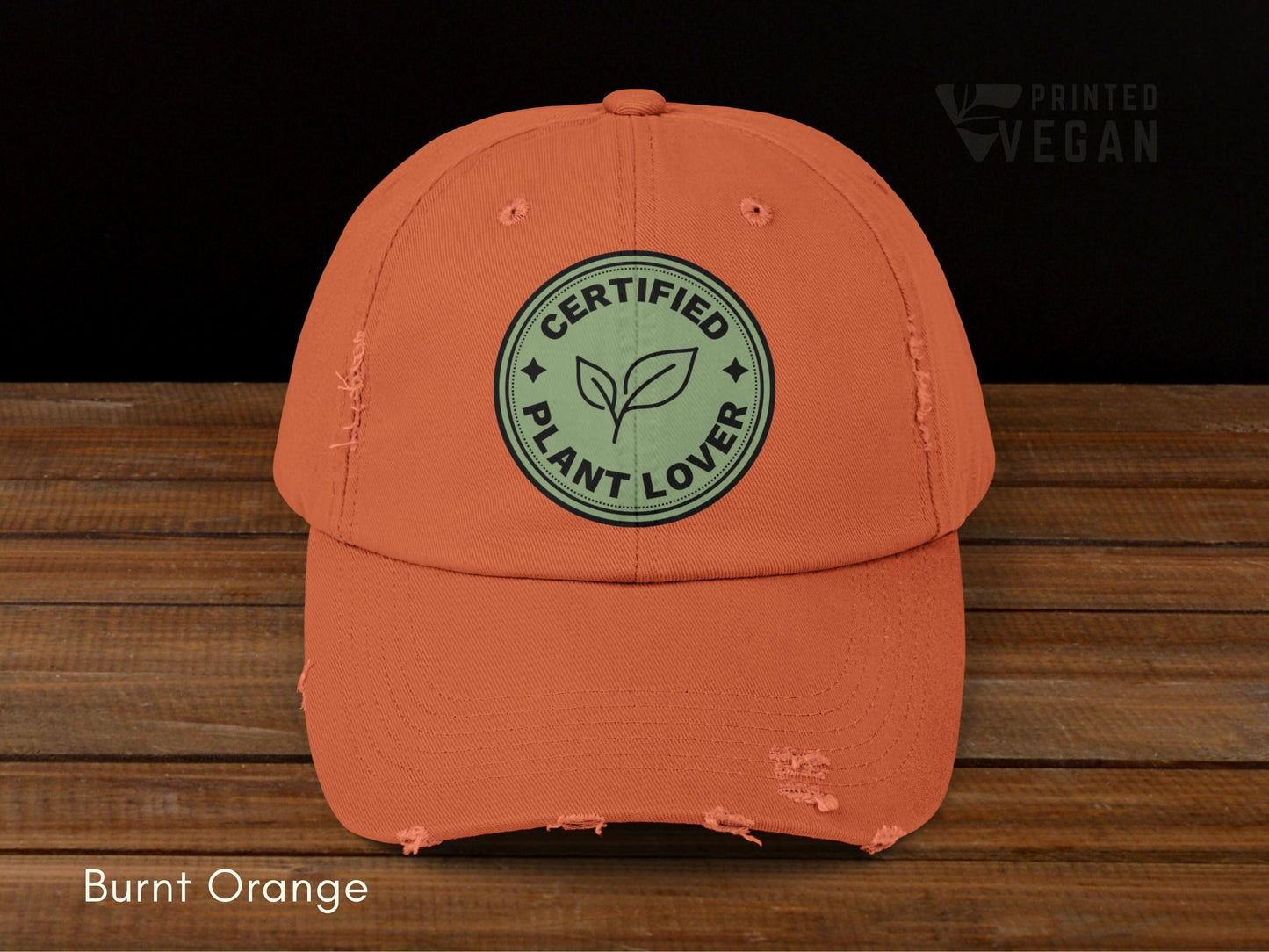 Certified Plant Lover Gift Vegan Club Gift Vegetarian Club Gift, Plants Hat for Gardening