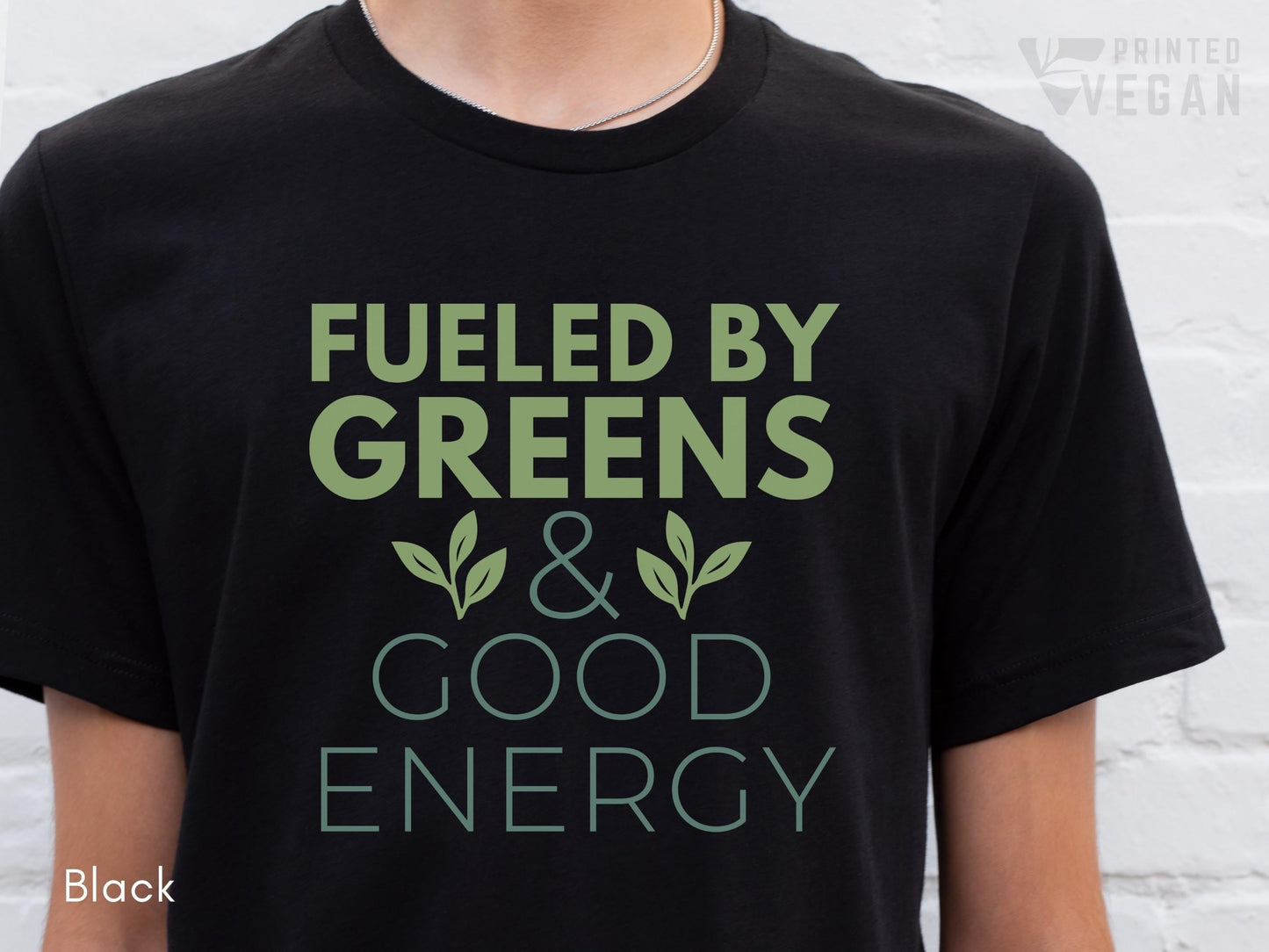 Vegan Shirt Plants Shirt Fueled By Greens and Good Energy Uplifting Shirts for Gardening Moms, Plant Based Lifestyle Botanical Shirt