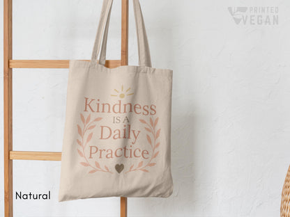 Be Kind Tote Bag Be The Good Reusable Bag, Motivational Teacher Gift Positive Affirmation Gift, Choose Kindness Grocery Bag