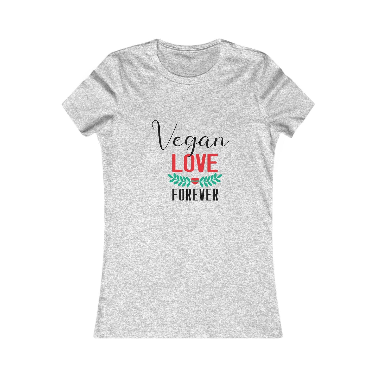 Vegan Love Forever Shirt, Gift for Vegan Girlfriend, Plant Based Valentine