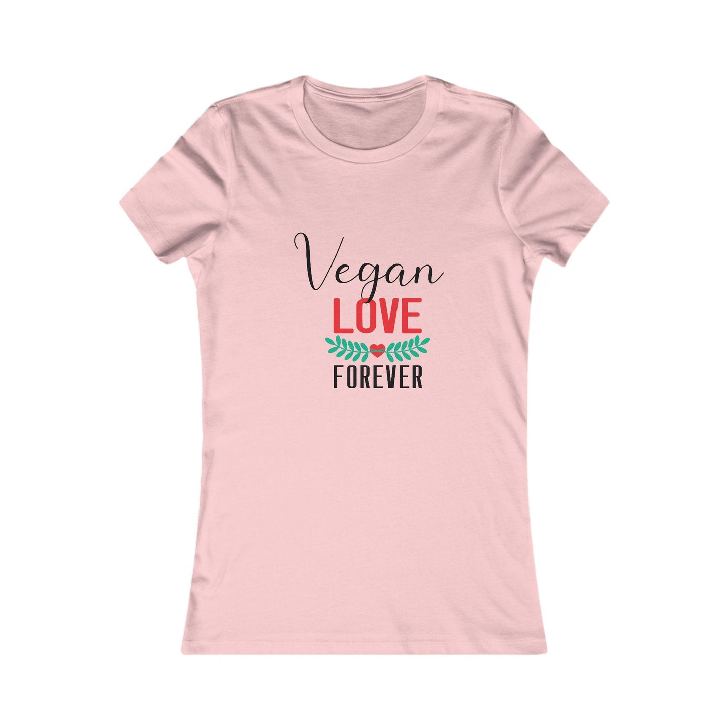 Vegan Love Forever Shirt, Gift for Vegan Girlfriend, Plant Based Valentine