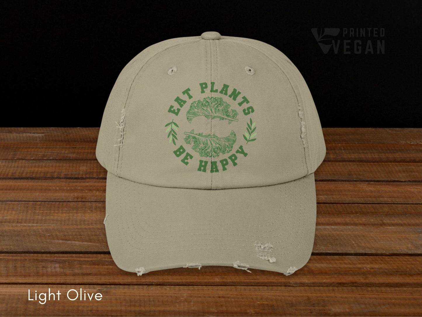 Kale Vintage Vegan Hat Plant Lover Gift, Gardening Hat Plant Based Apparel, Funny Kale Hat Eco Friendly Streetwear