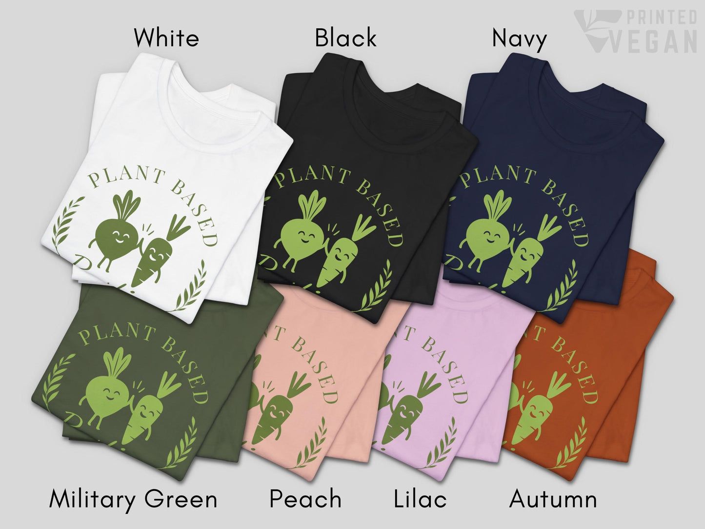 Unisex Matching Vegan Shirt Vegan Gift for Plant Lover, Vegan Friend Tee, Plant Based Apparel, Funny Gardening T-Shirt for Friends