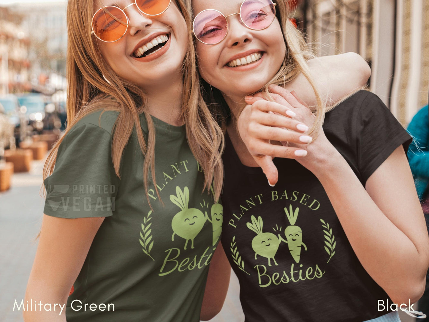Unisex Matching Vegan Shirt Vegan Gift for Plant Lover, Vegan Friend Tee, Plant Based Apparel, Funny Gardening T-Shirt for Friends