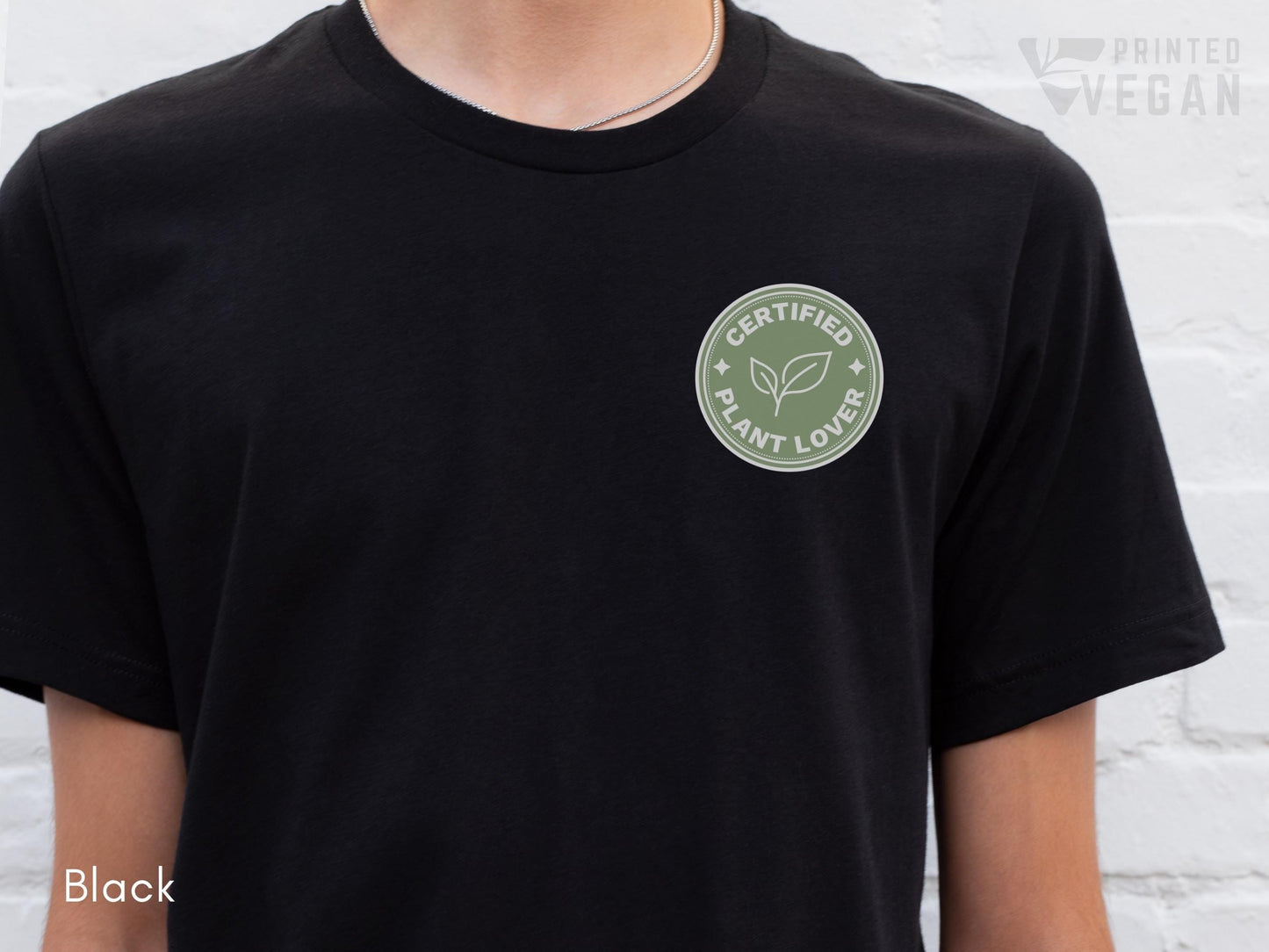 Certified Plant Lover Gift Vegan Club Gift Vegetarian Club Gift, Plants Shirt for Gardening