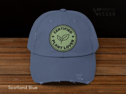 Certified Plant Lover Gift Vegan Club Gift Vegetarian Club Gift, Plants Hat for Gardening
