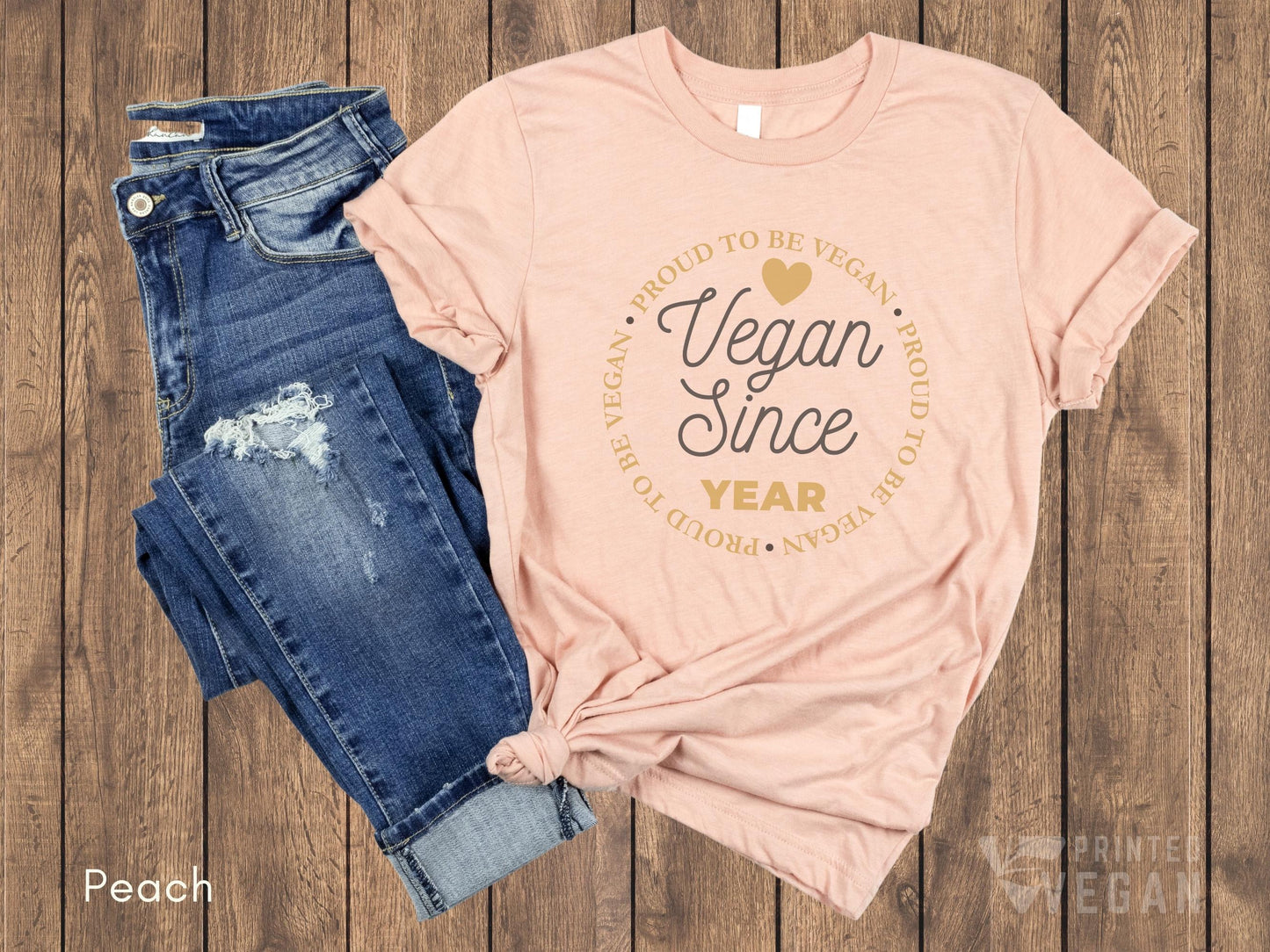 Custom Vegan Gift Custom Vegan Shirt Custom Year Gift for Vegan Mom Gift for Vegan Grandma, Plant Lover Gift for Gardening Moms