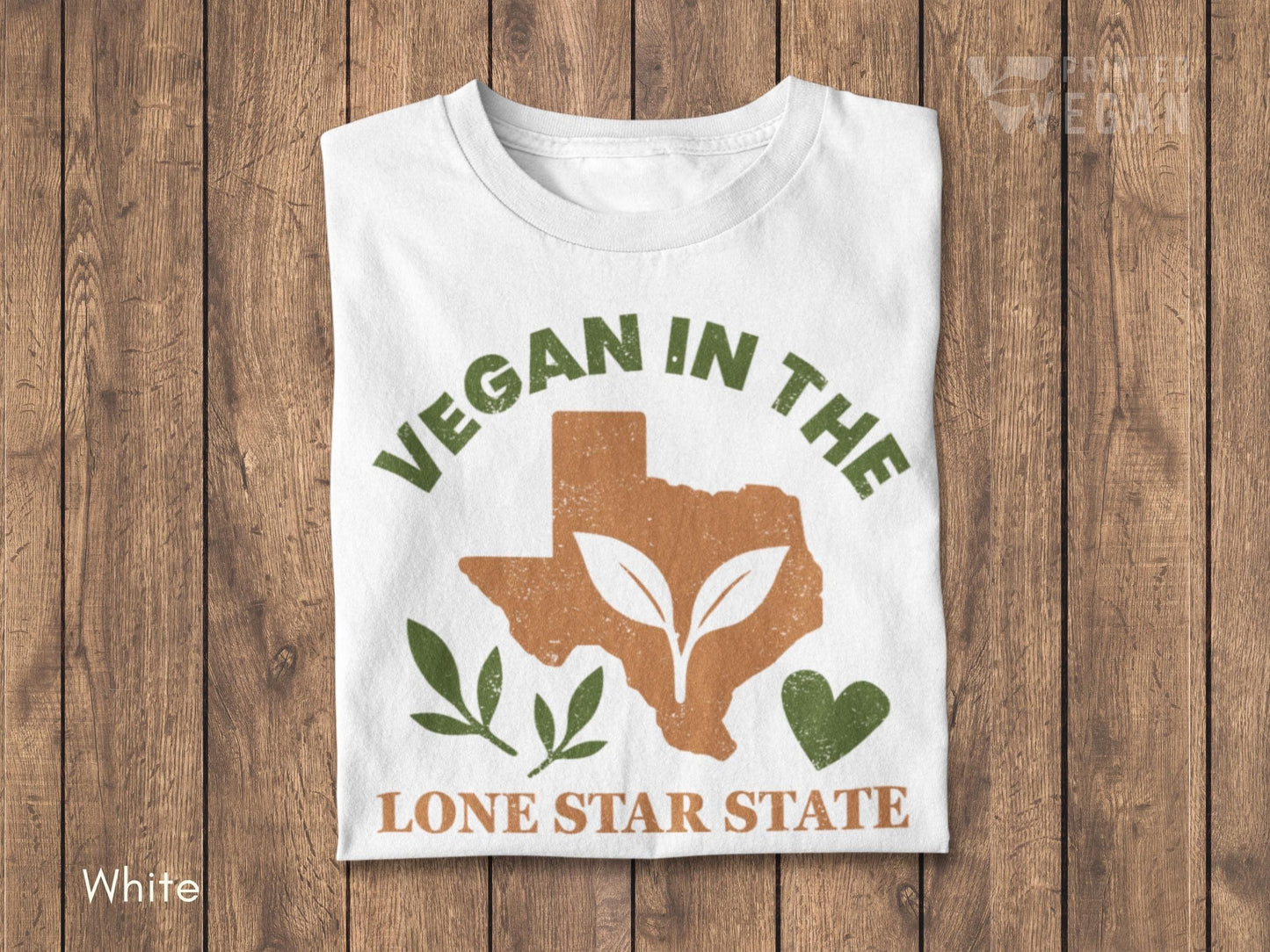 Texas Shirt Lone Star Shirt Vegan In Texas, Plant Lover Gift for Gardener, Texas Gardening Shirt