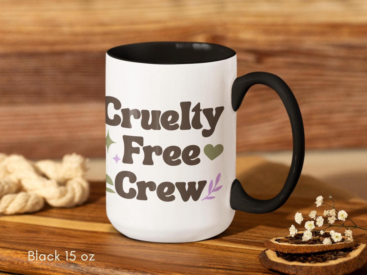 Vegan Mug Cruelty Free Crew Vegan Gift Vegan Group Gift for Vegan Club Animal Rights, Plant Lover Mug Plant Mom Cup