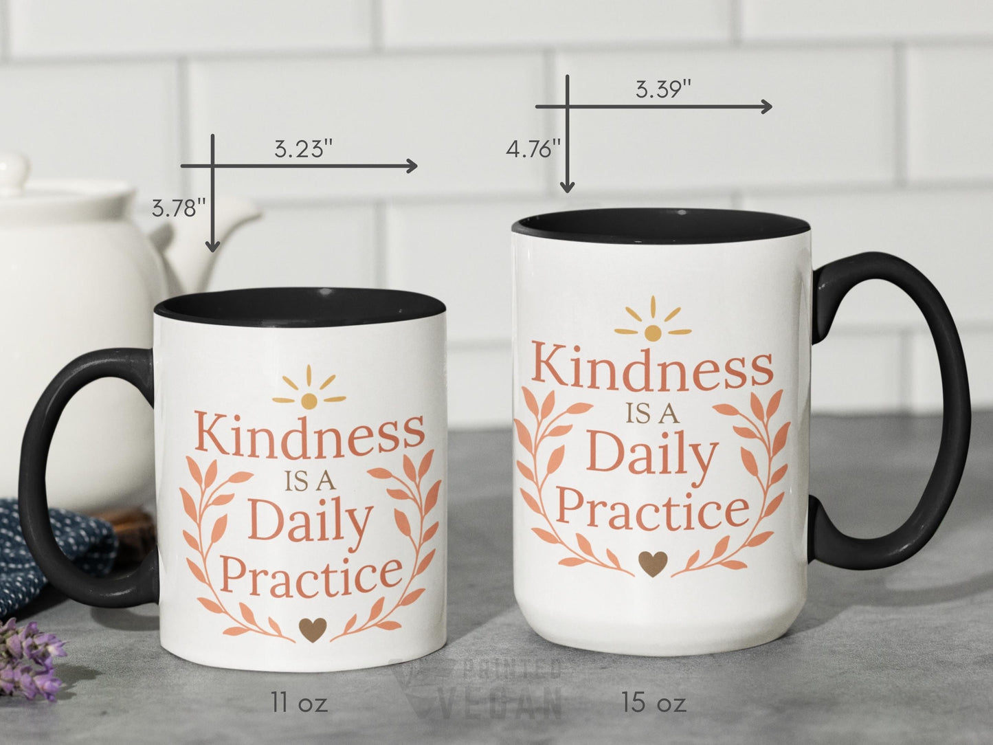 Be Kind Mug Be The Good Positive Coffee Mug, Motivational Teacher Gift Positive Affirmation Gift, Choose Kindness Cup for Positive People