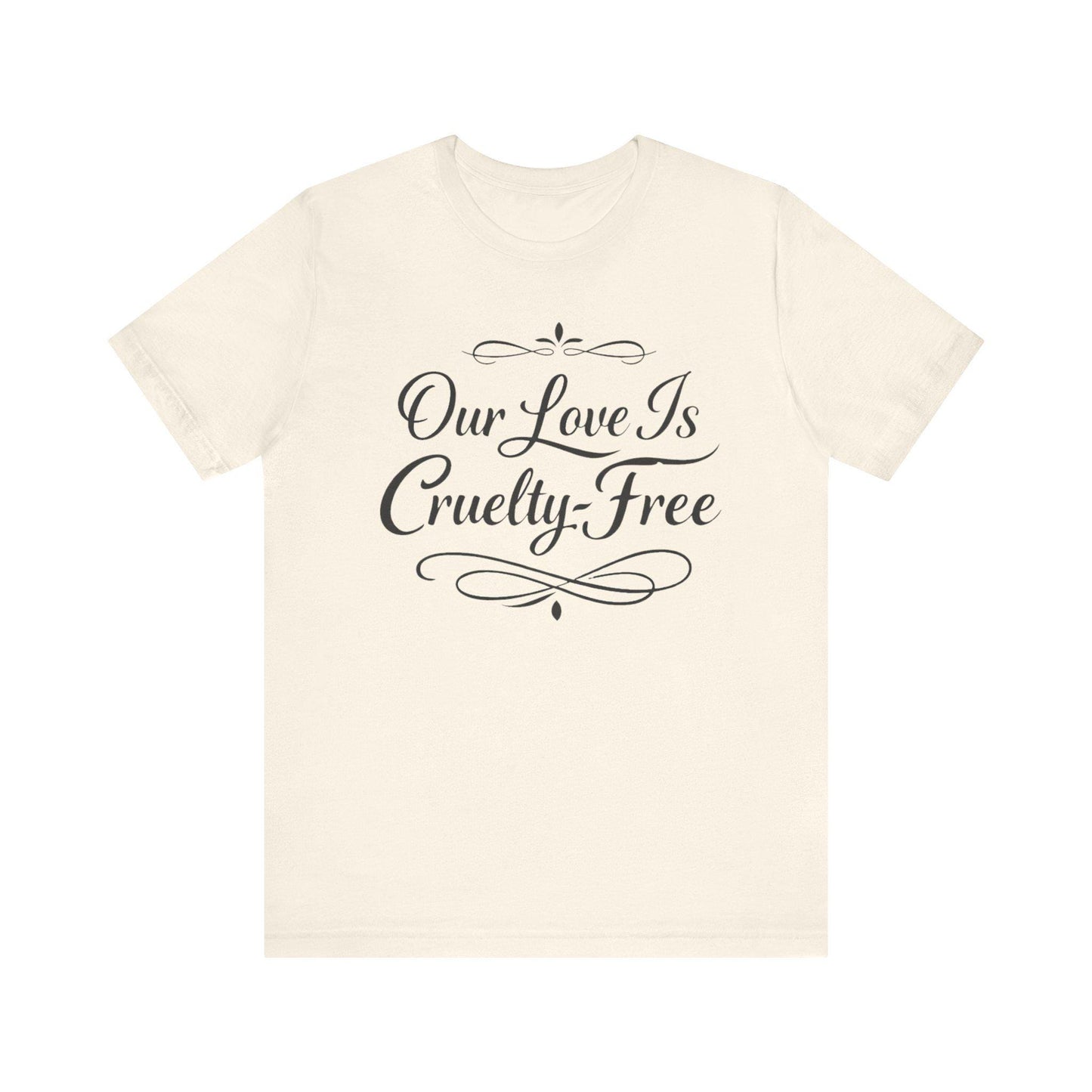 Cruelty Free Love Shirt Vegan Couple Valentine Tee