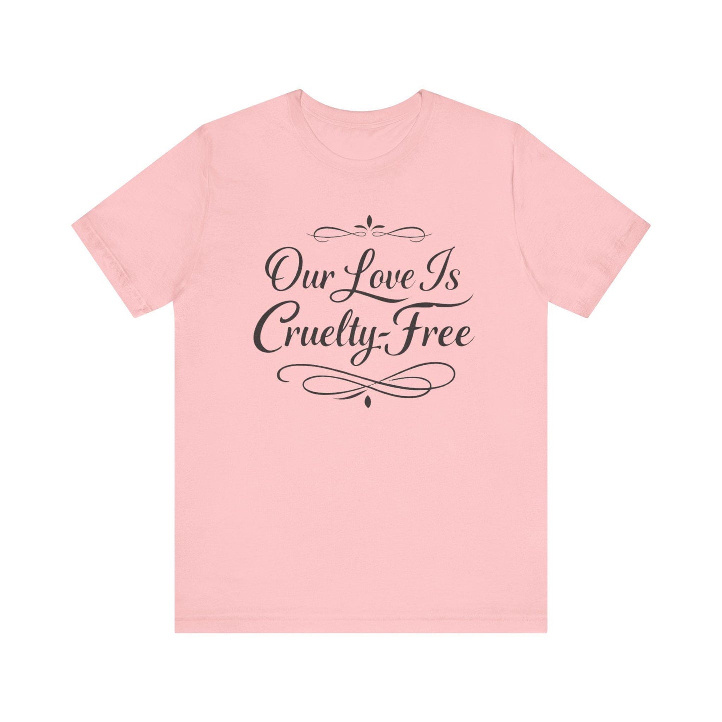 Cruelty Free Love Shirt Vegan Couple Valentine Tee