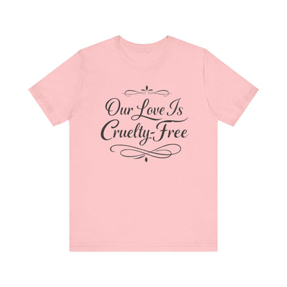 Cruelty Free Love Shirt Vegan Couple Valentine Tee