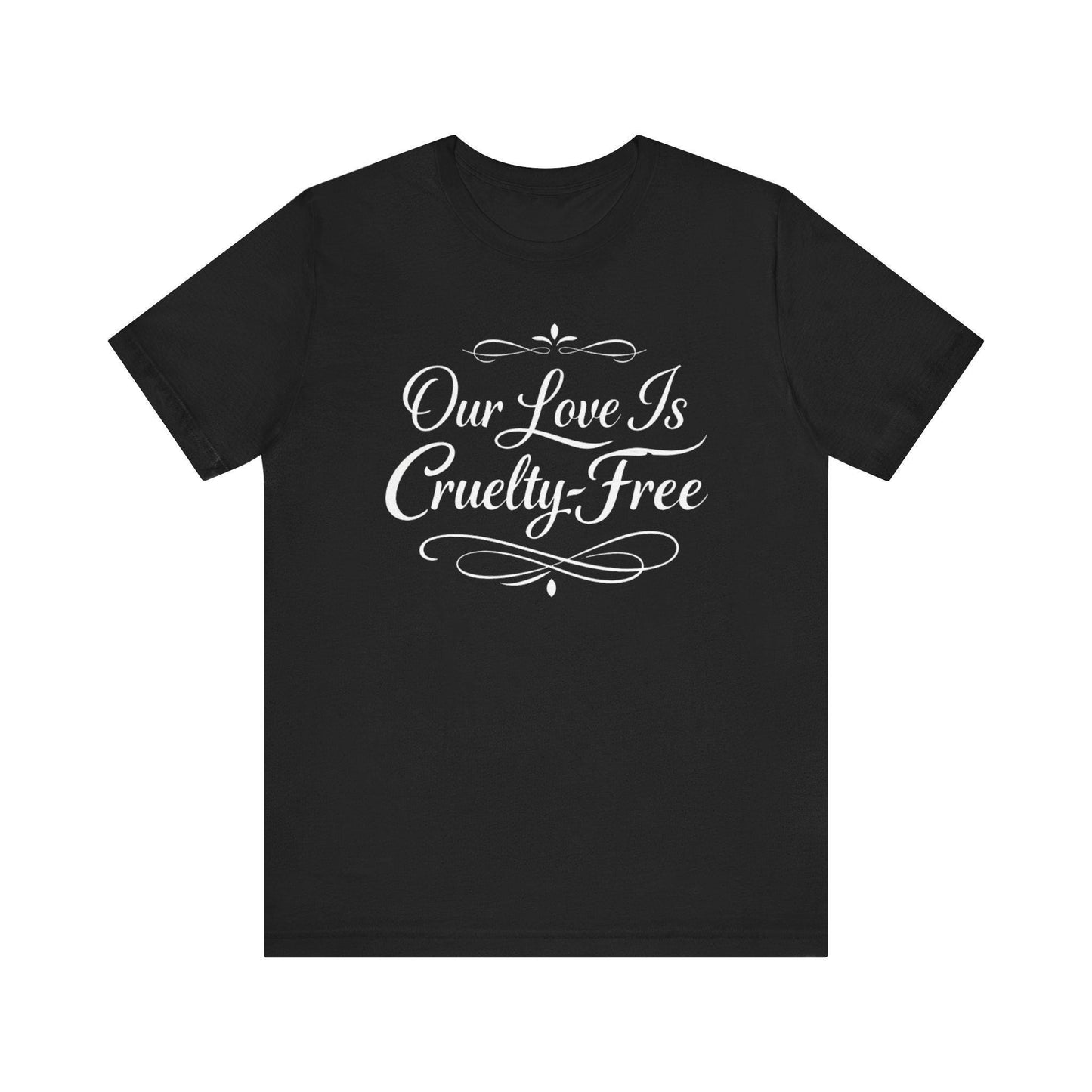 Cruelty Free Love Shirt Vegan Couple Valentine Tee