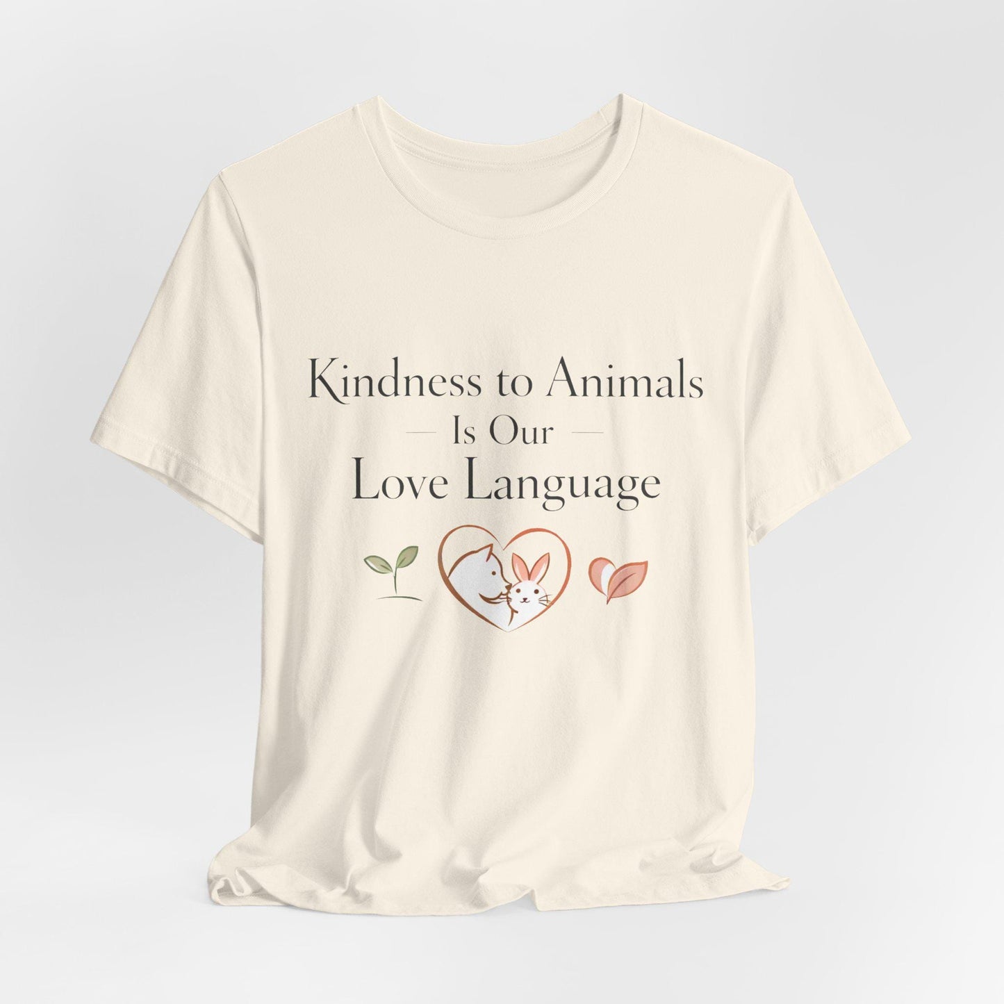 Kindness to Animals Love Language Shirt Valentines Gift