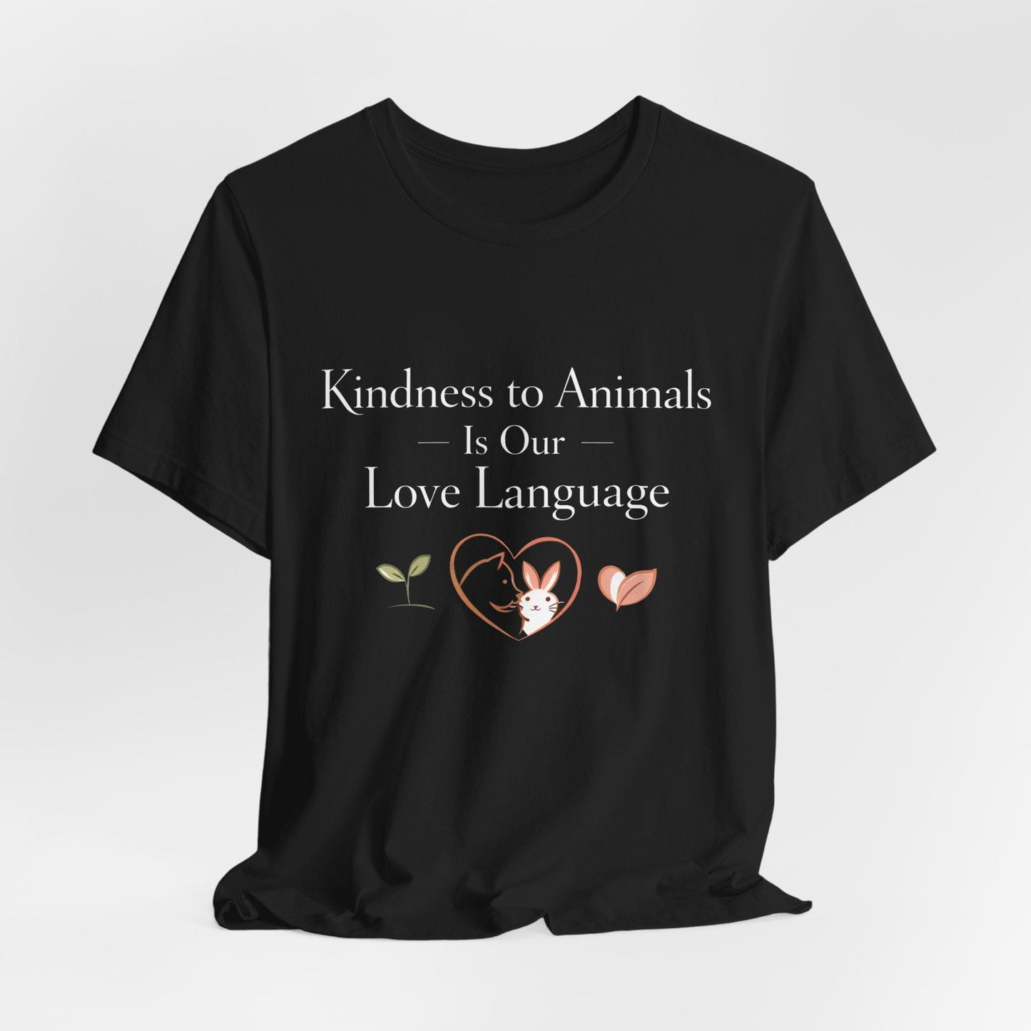 Kindness to Animals Love Language Shirt Valentines Gift