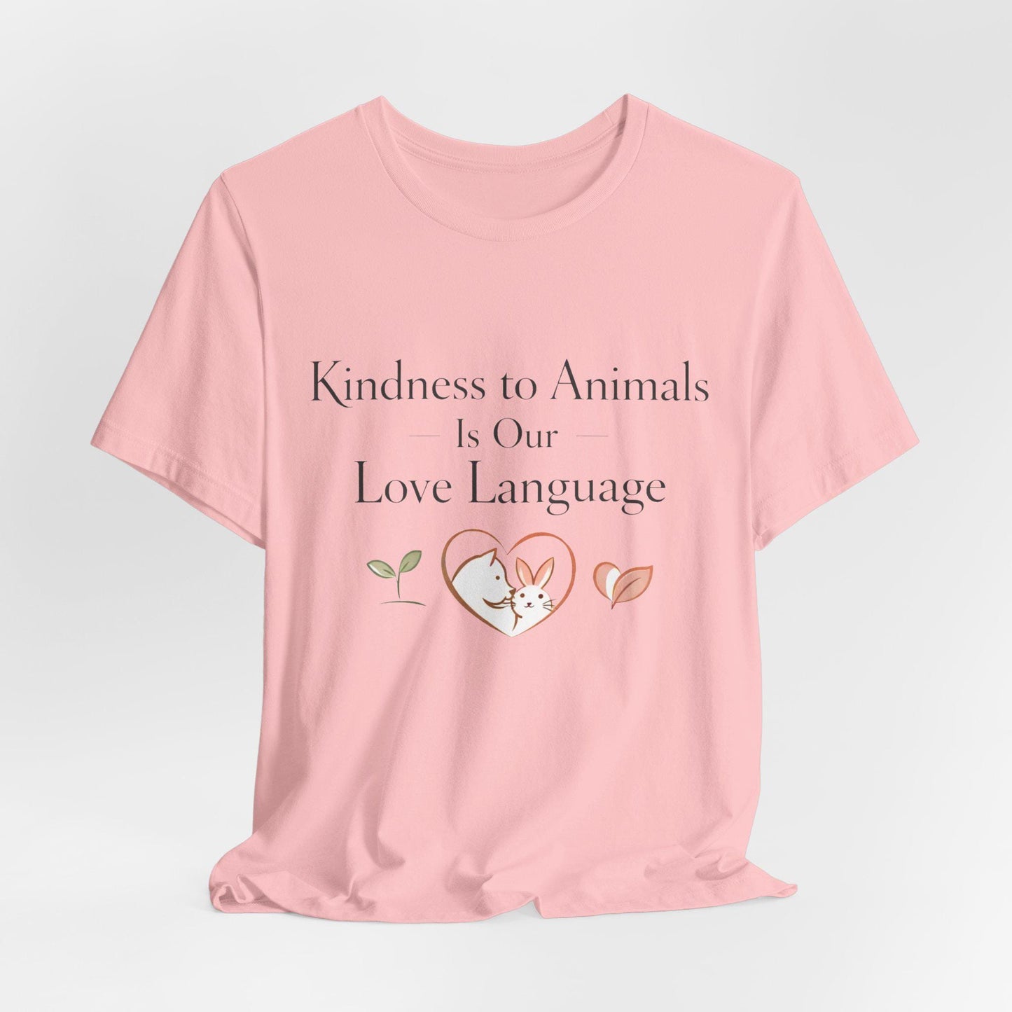 Kindness to Animals Love Language Shirt Valentines Gift