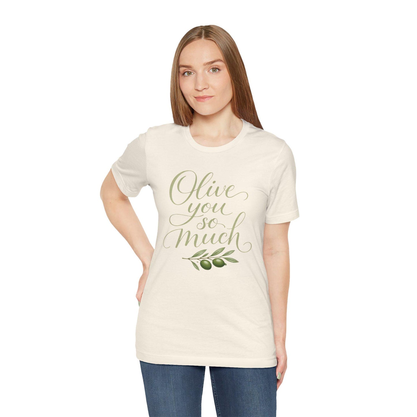 Olive You So Much Shirt Vegan Love Tee Plant Based Valentine Gift