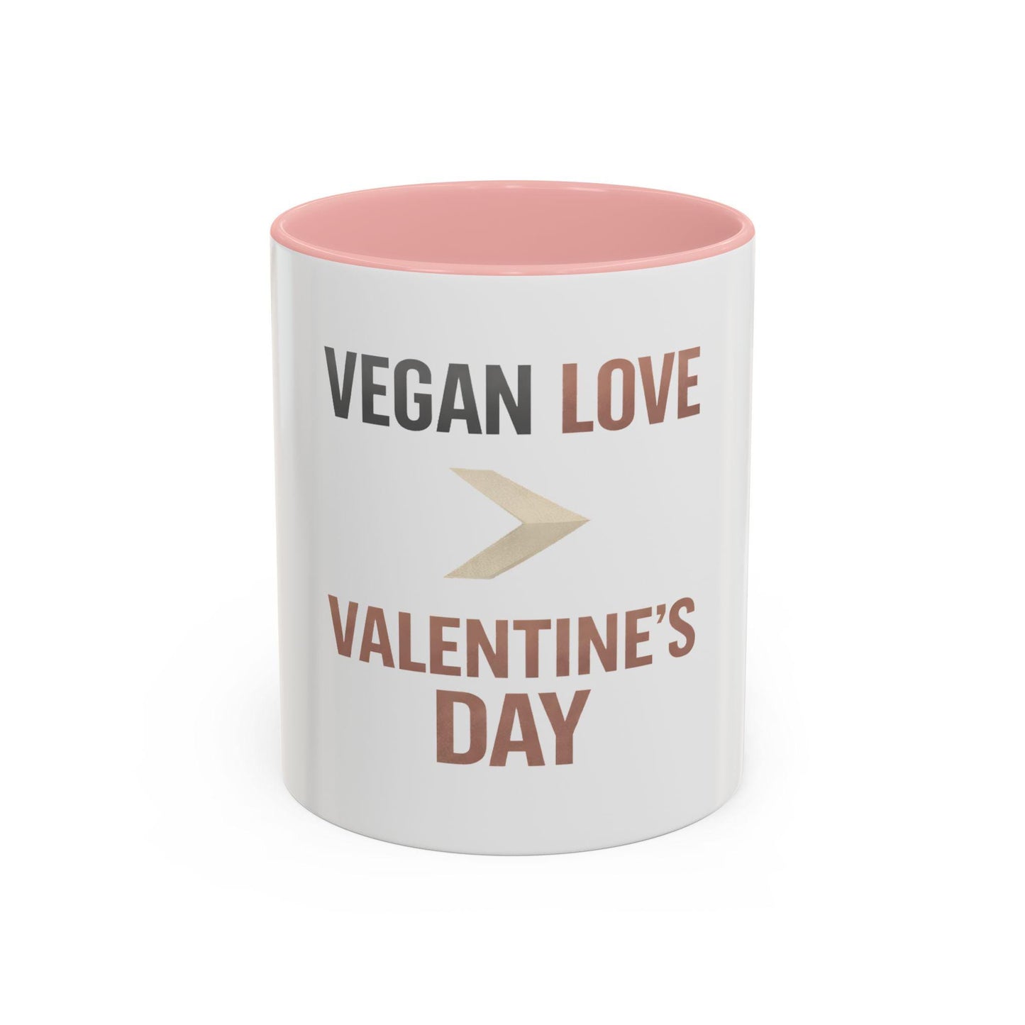 Vegan Love Over Valentine Day Mug Plant Based Coffee Cup Valentine Gift