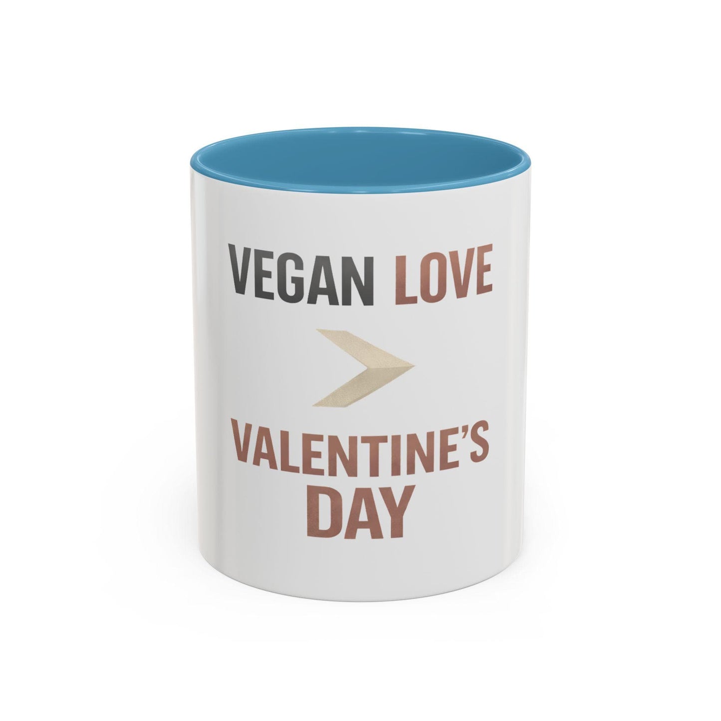 Vegan Love Over Valentine Day Mug Plant Based Coffee Cup Valentine Gift