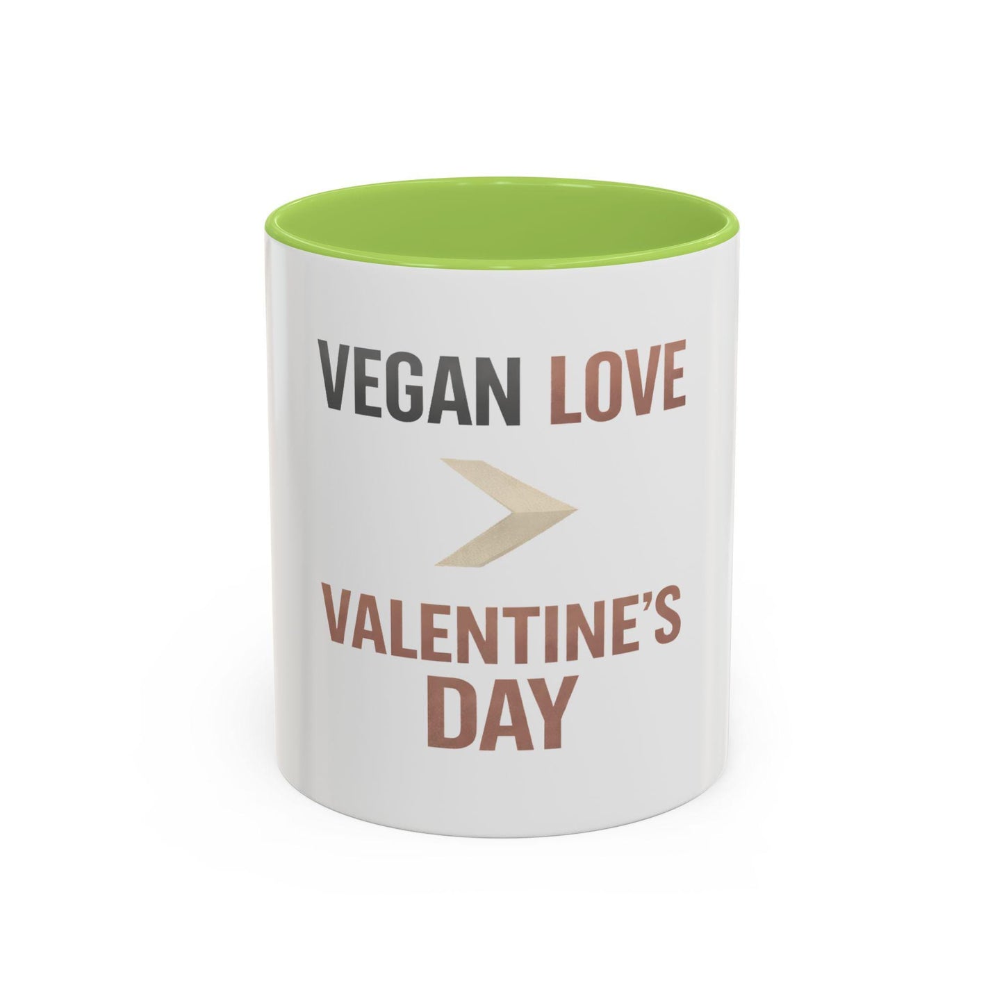 Vegan Love Over Valentine Day Mug Plant Based Coffee Cup Valentine Gift