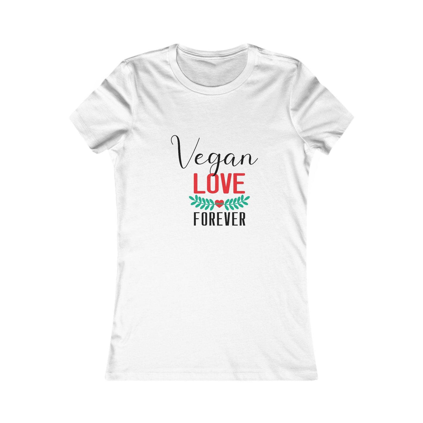 Vegan Love Forever Shirt, Gift for Vegan Girlfriend, Plant Based Valentine
