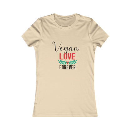 Vegan Love Forever Shirt, Gift for Vegan Girlfriend, Plant Based Valentine