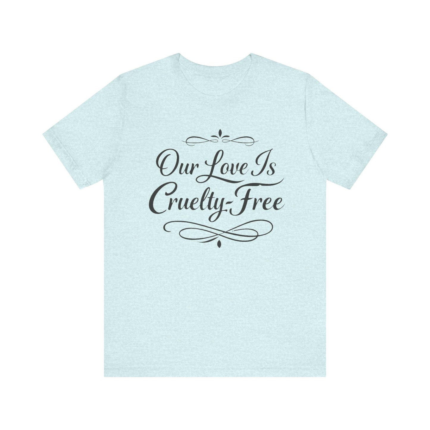 Cruelty Free Love Shirt Vegan Couple Valentine Tee