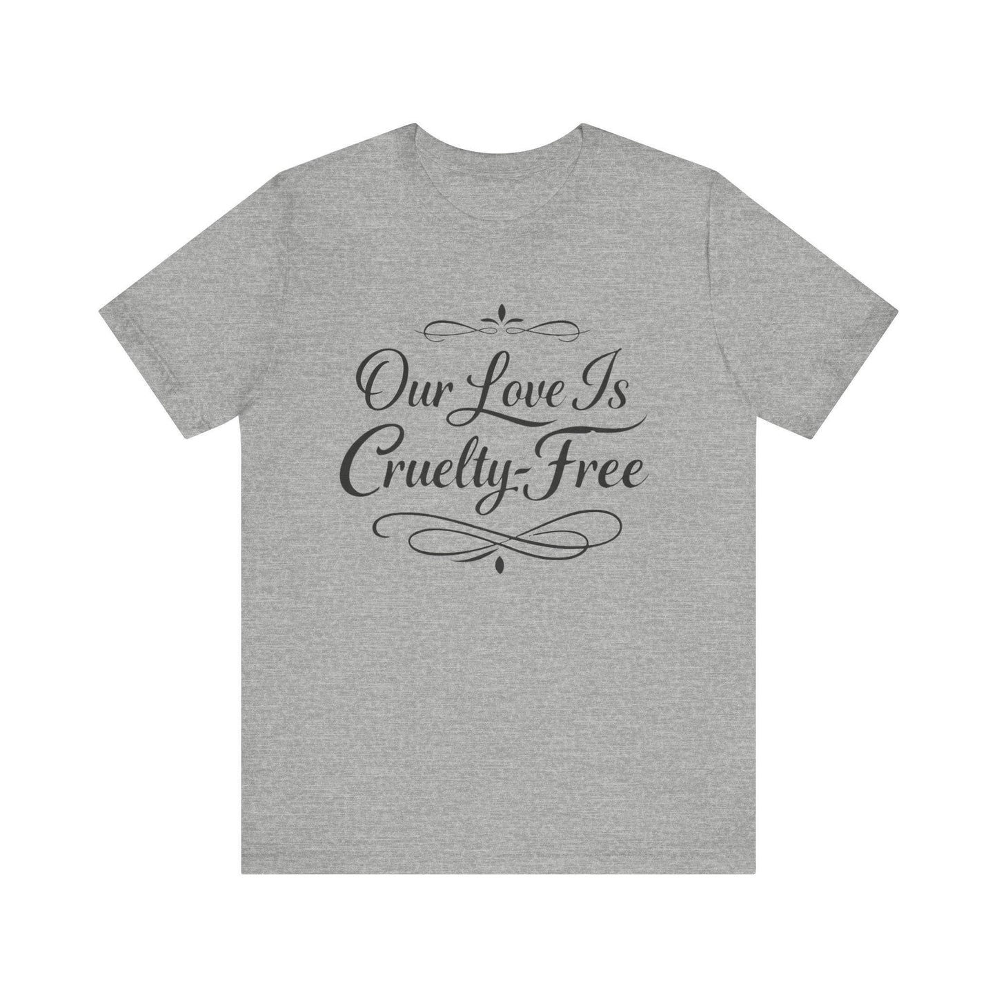 Cruelty Free Love Shirt Vegan Couple Valentine Tee