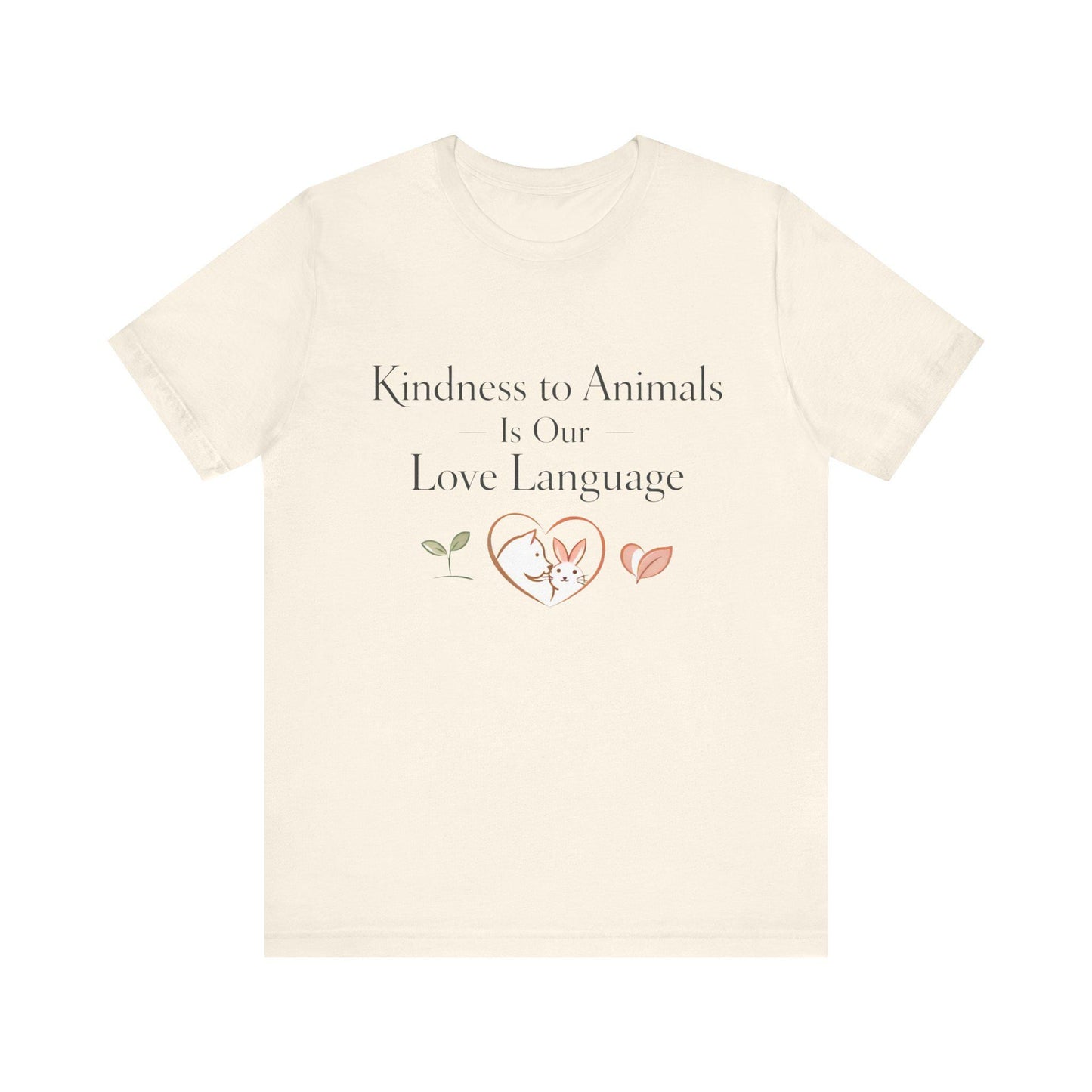Kindness to Animals Love Language Shirt Valentines Gift