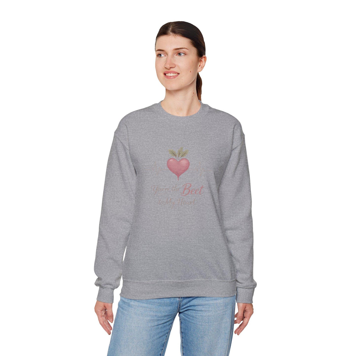 You're the Beet to My Heart Sweatshirt Vegan Valentine Crewneck Plant Based Love Gift