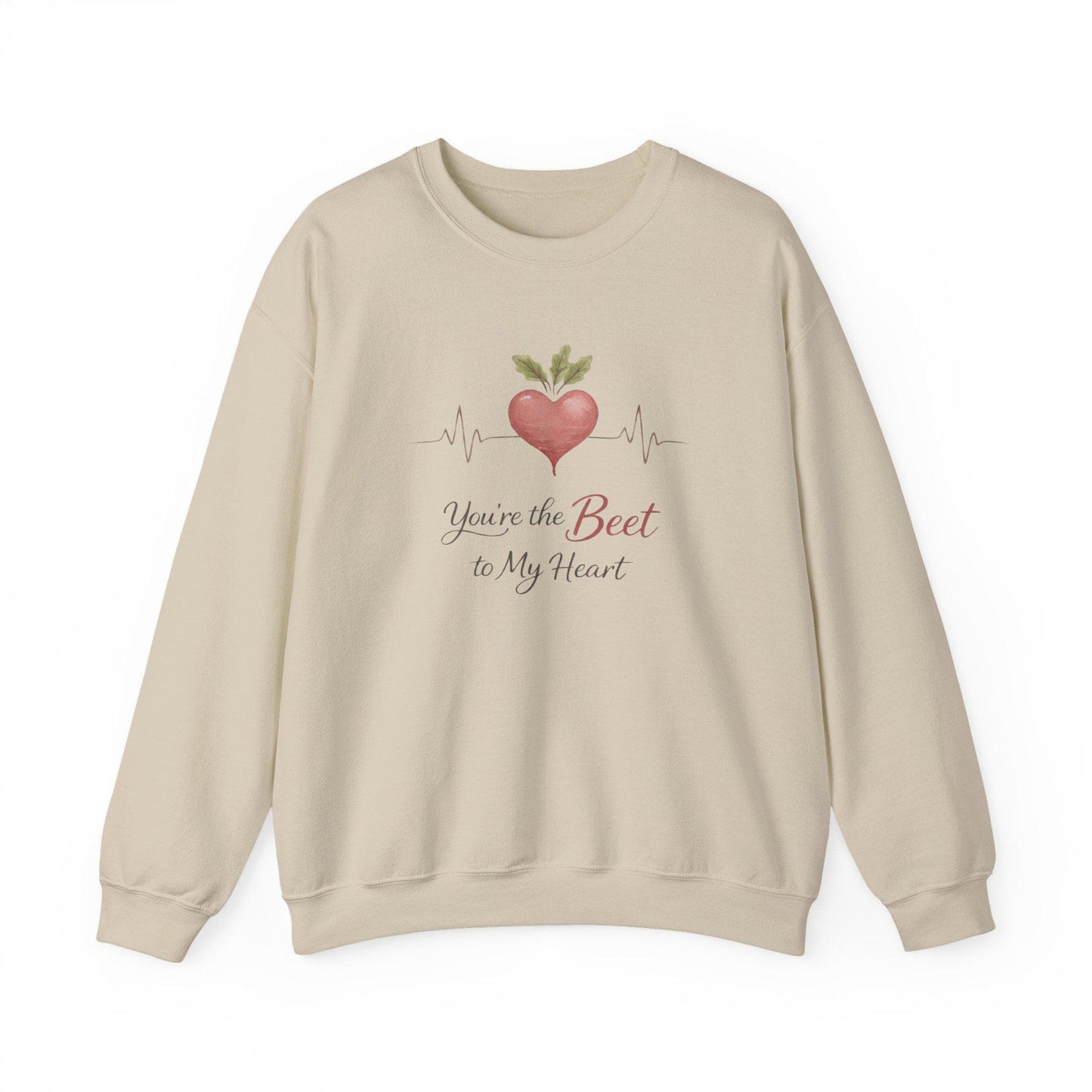 You're the Beet to My Heart Sweatshirt Vegan Valentine Crewneck Plant Based Love Gift