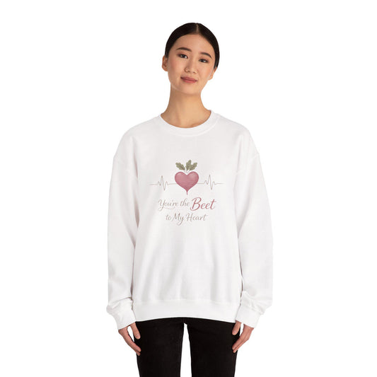 You're the Beet to My Heart Sweatshirt Vegan Valentine Crewneck Plant Based Love Gift