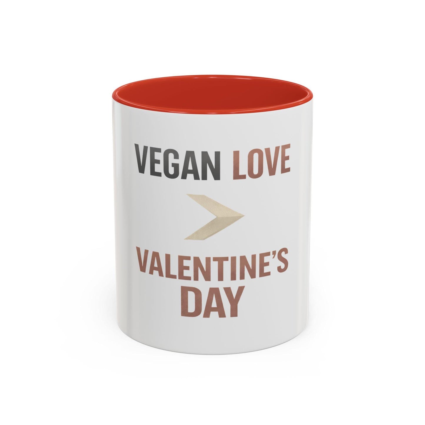 Vegan Love Over Valentine Day Mug Plant Based Coffee Cup Valentine Gift
