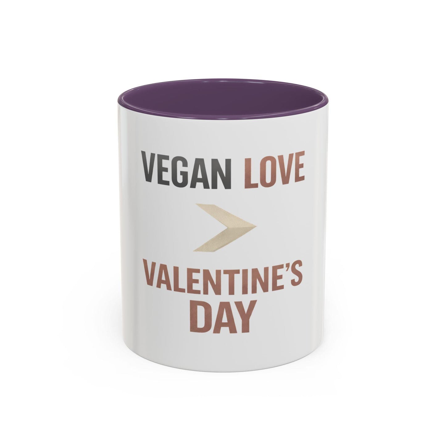 Vegan Love Over Valentine Day Mug Plant Based Coffee Cup Valentine Gift