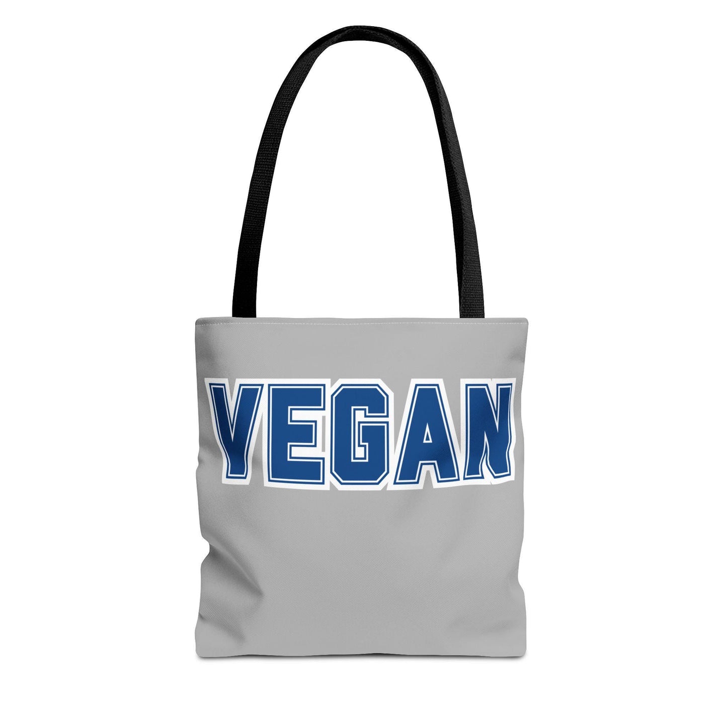 VEGAN College Style Tote Bag | Varsity Lettering Reusable Bag