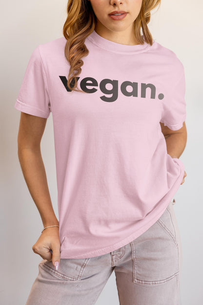 Vegan Themed Tee - Unisex Garment-Dyed T-shirt