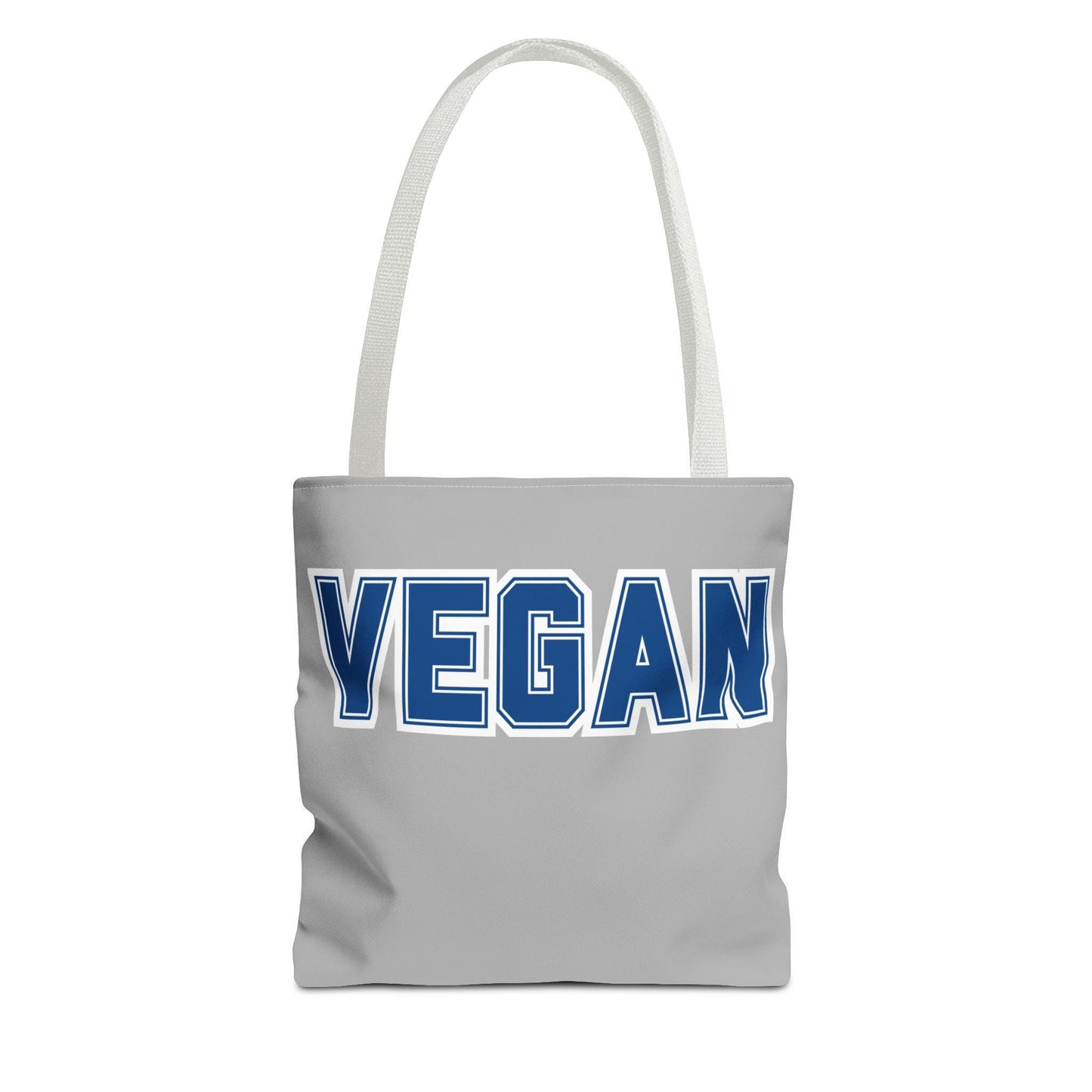 VEGAN College Style Tote Bag | Varsity Lettering Reusable Bag