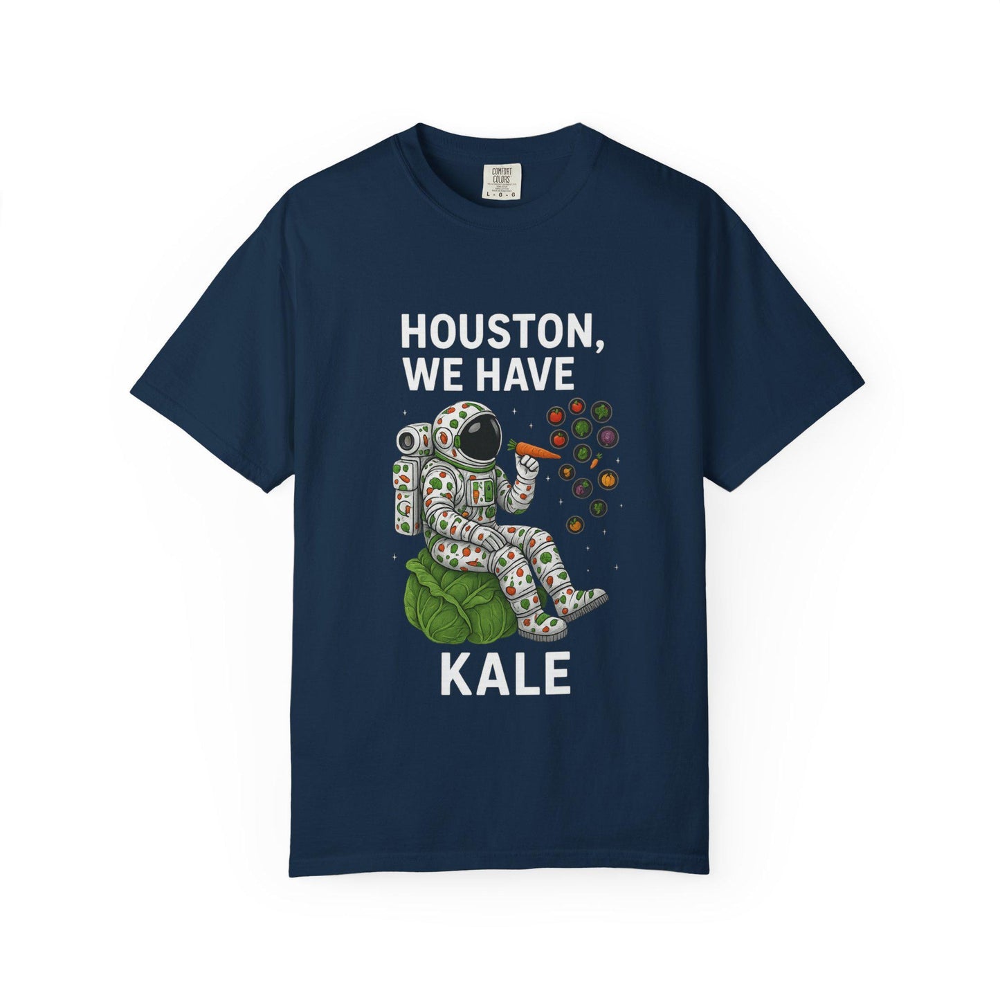 Astronaut Kale Shirt, Funny Vegan Space Tee, Humorous Plant Based Astronaut T-Shirt