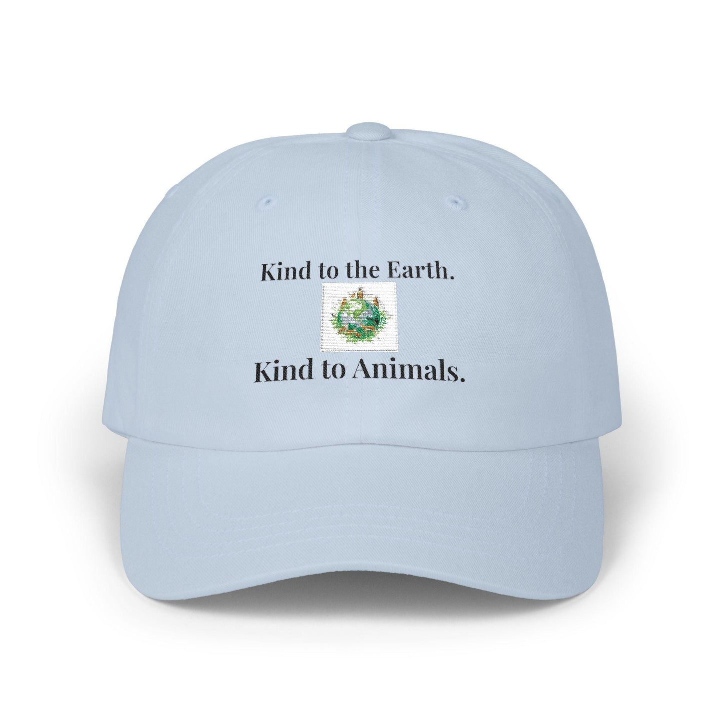 Embroidered Dad Cap | Kind to Earth, Animals, Nature Awareness Hat