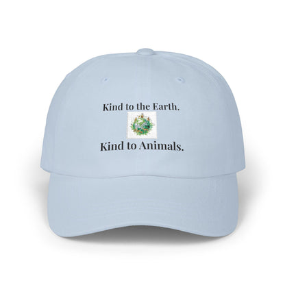 Embroidered Dad Cap | Kind to Earth, Animals, Nature Awareness Hat