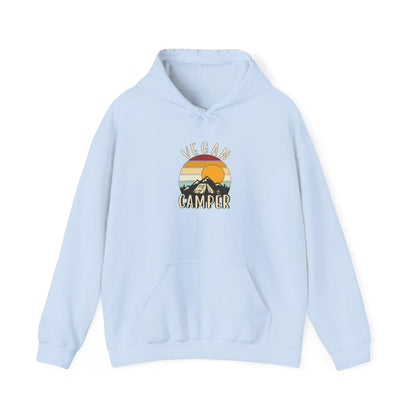 Vegan Camper hoodie | Camping Sunset Graphic Hoodie