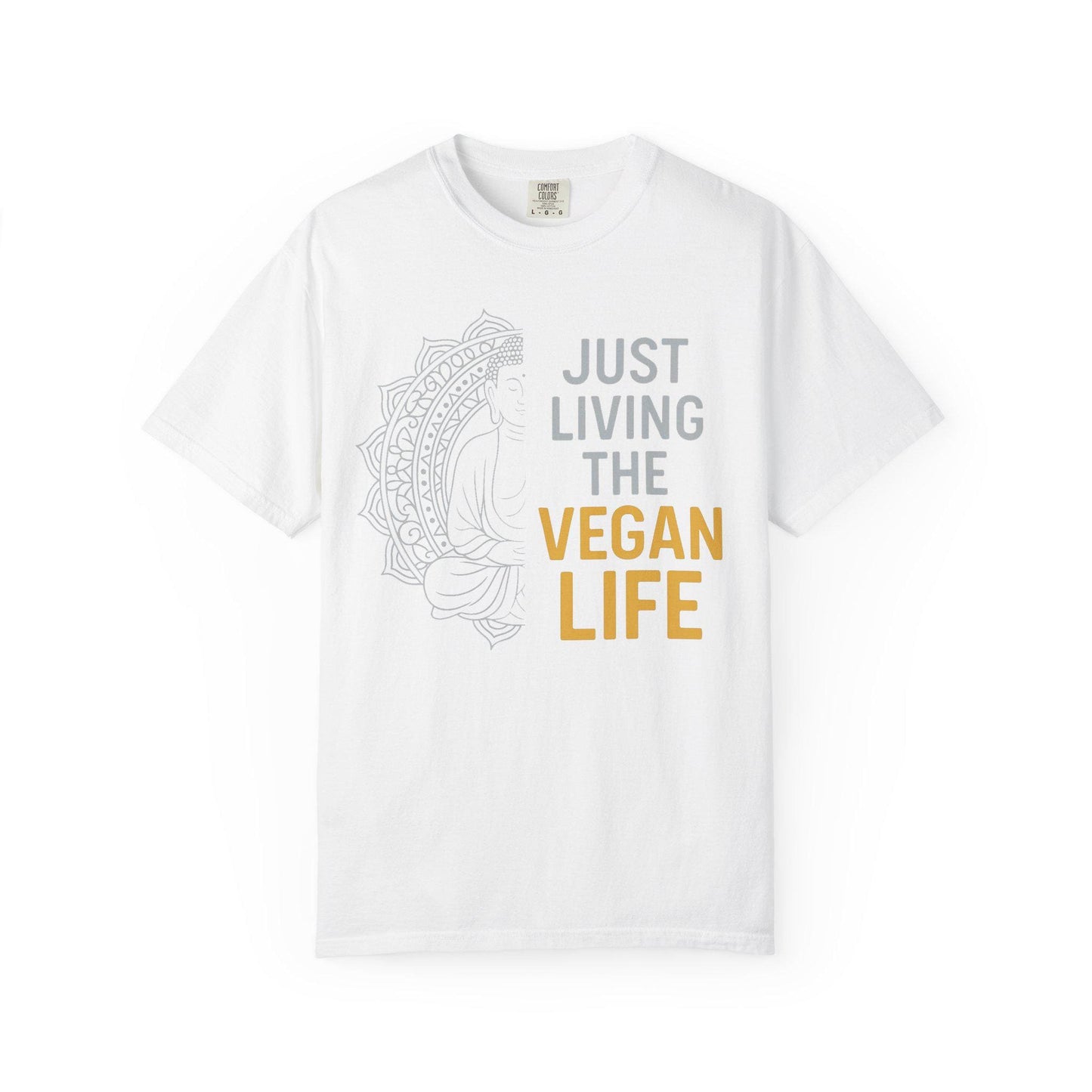 Just Living the Vegan Life T-shirt | Vegan Lifestyle Tee