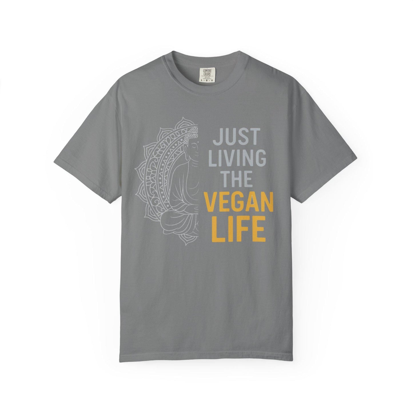 Just Living the Vegan Life T-shirt | Vegan Lifestyle Tee