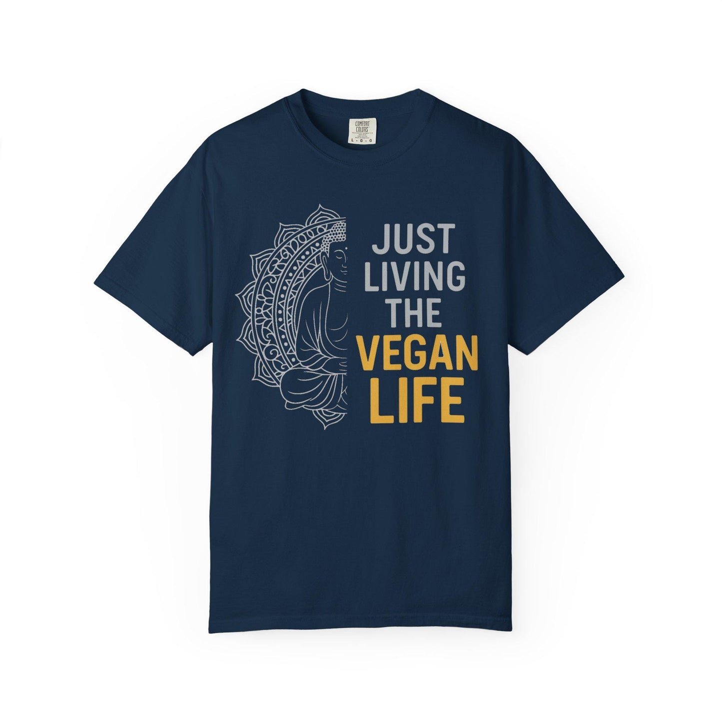 Just Living the Vegan Life T-shirt | Vegan Lifestyle Tee